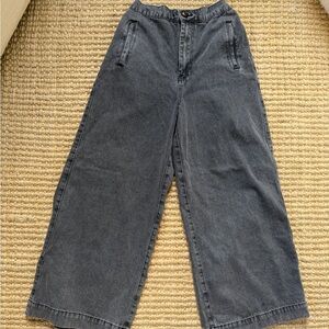 Neuflora Wide Leg Pants w/ Elastic Back Waist